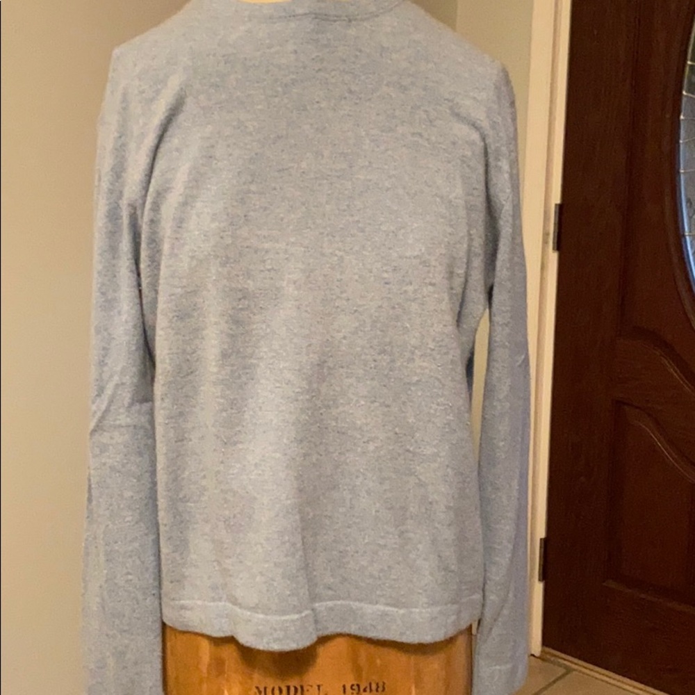 Men’s crew neck heather light blue